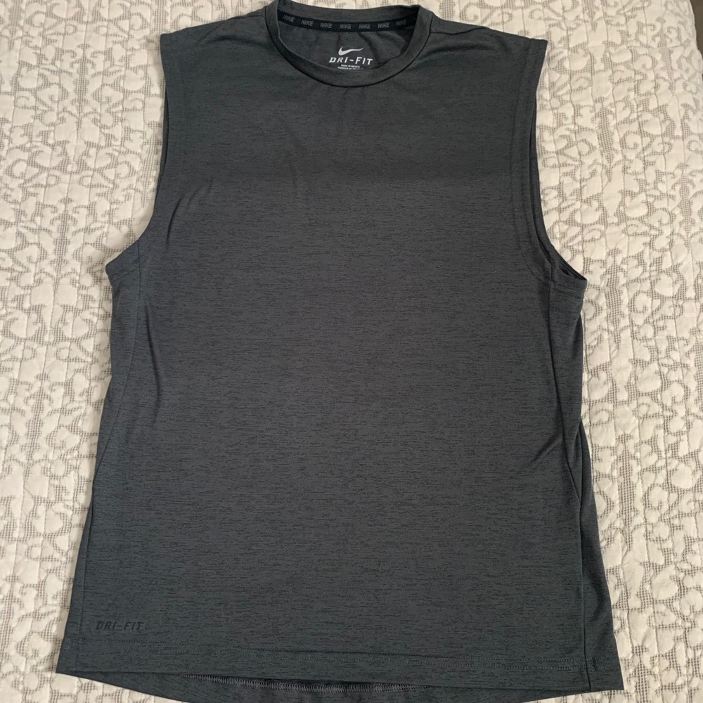 Nike Dark Grey Muscle Tank